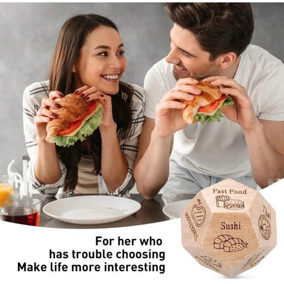 Wooden Decision Dice - Picture 5 of 6